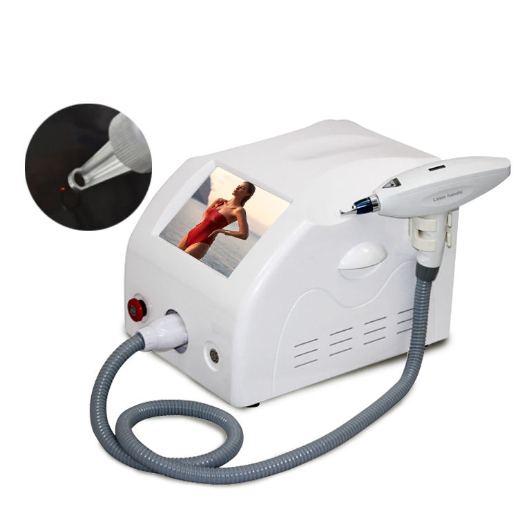 Portable 2 In 1 Professional Beauty Equipment 755 808 1064 Nd Yag Tattoo Removal Laser Machine