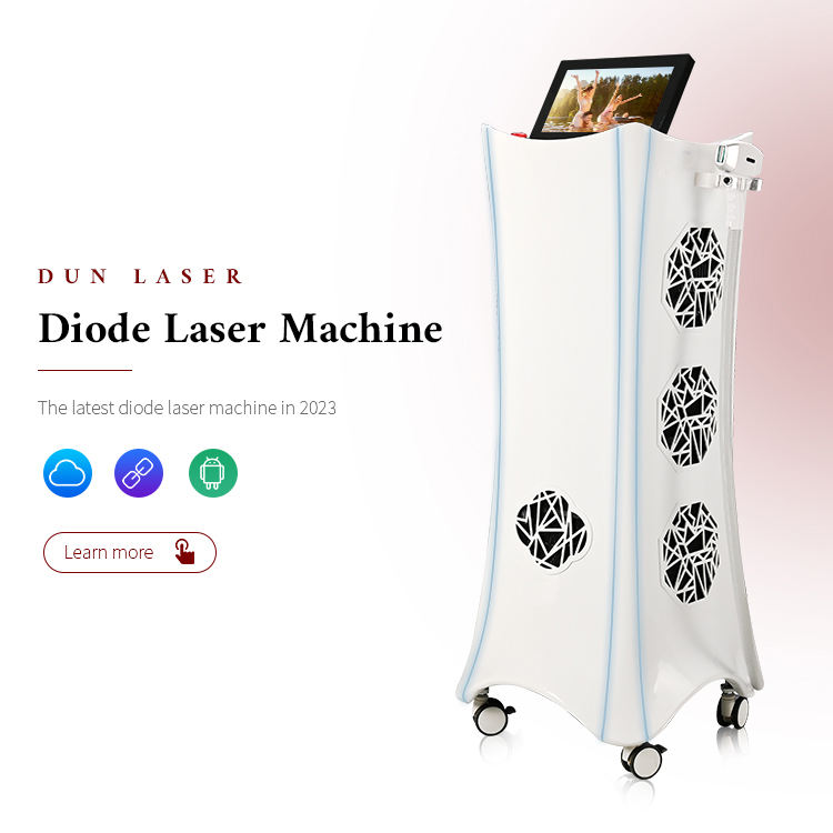 Titanium Diode Laser Depilation Hair Removal Machine New Design Dun Laser OEM Ice Laser High Power 1